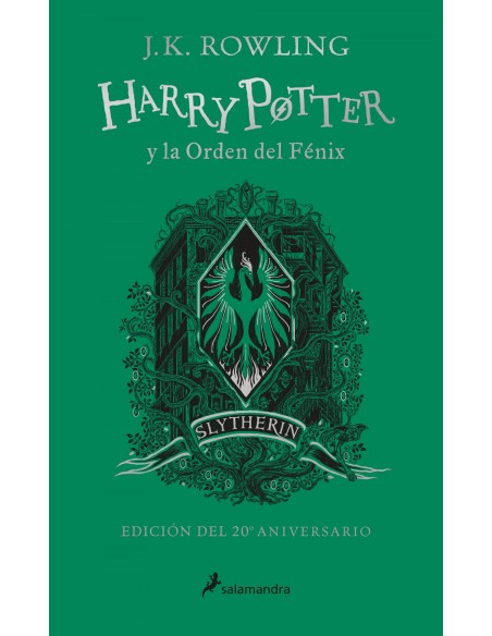 Harry Potter y la Orden del Fenix edicion Slytherin del 20º aniversario Harry Potter